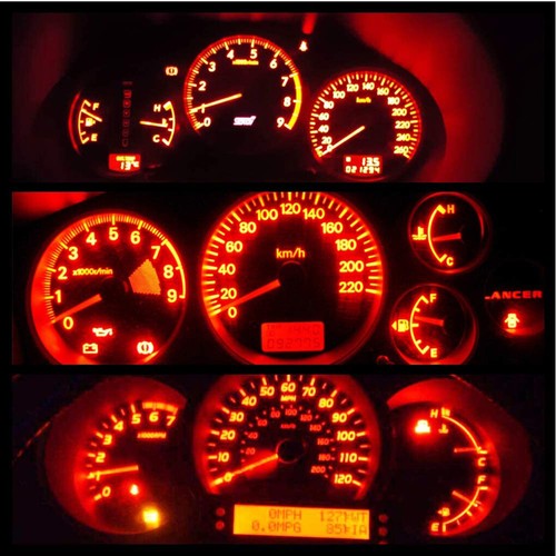 10X GM Super White 194 Wedge Dome LED Dashboard Instrument Panel Indicator Light - Picture 7 of 7