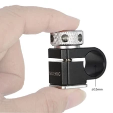 Niceyrig Cold Shoe Mount with 15mm Rod Clamp