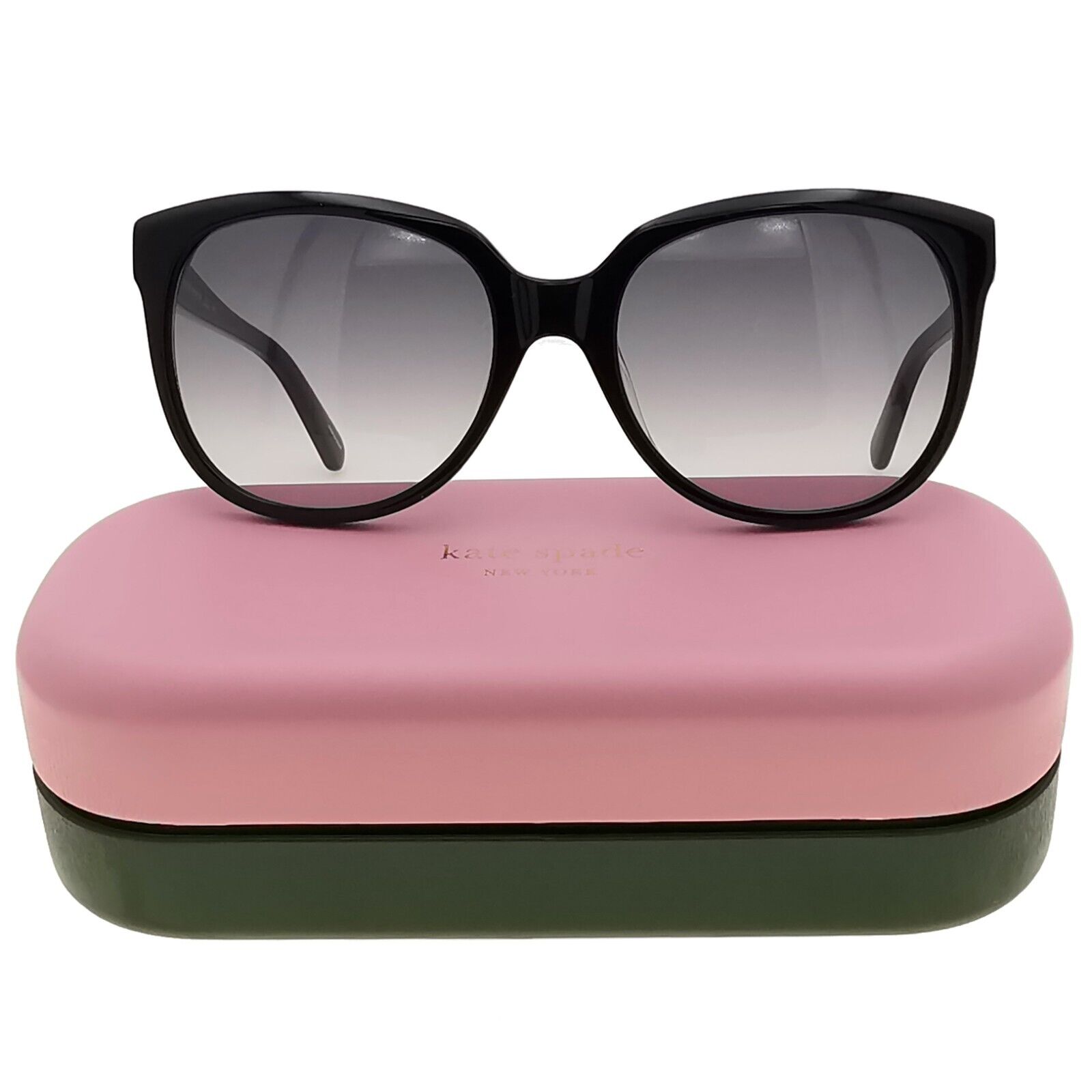 Kate Spade Sunglasses BAYLEIGH/S 807Y7 Black Cat Eye Hello Sunshine Women's