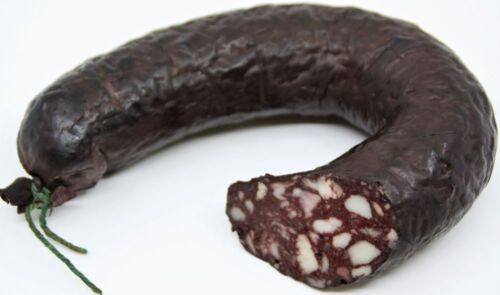 500g RING SCHWARZWURST BLUTWURST HAUSMACHER BLACK PUDDING SAUSAGE MADE i GERMANY - Bild 4 von 8
