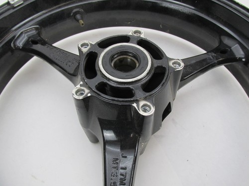 Enkei Motorcycle Tri Spoke 3 Spoke 17x3.5" Black Front Wheel - Picture 5 of 12