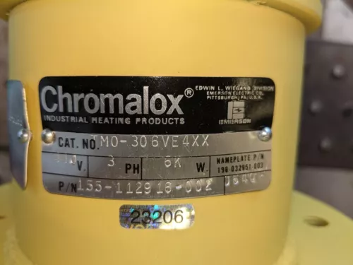Chromalox Emerson Immersion heater 6KW 3ph New TMO-306VE4xx