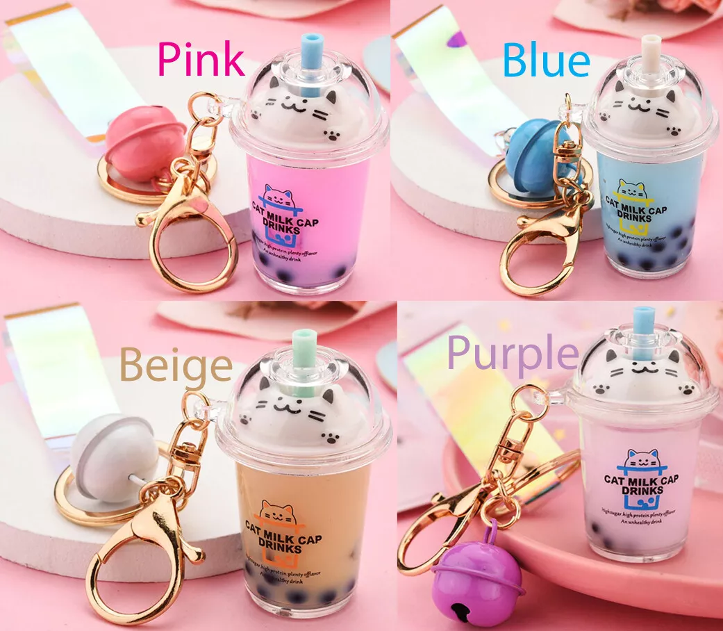 Milk tea hotsell keychain