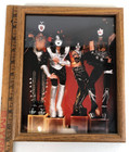 1980s Original Color Kiss Band Press 8x10 Photo Framed