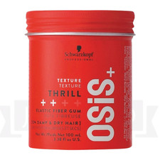 Schwarzkopf Osis+ Texture Thrill 3 Elastic Fiber Gum Dump & Dry Hair 3.38 Oz