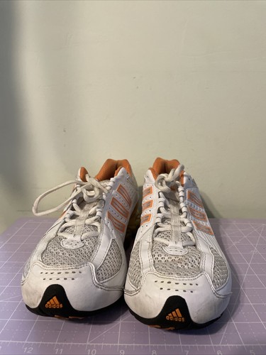 Adidas BOUNCE (2006) Womens 10 White & Orange Running Shoes NICE! - Picture 3 of 7
