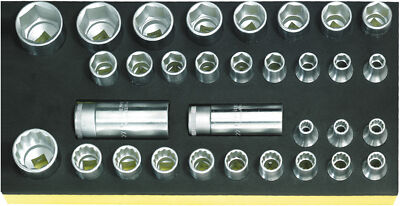 Stahlwille EXTRA 1/2'' APPLICATIONS 96838191 Set with  32 Psc. TCS 50/51/52/32