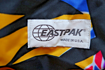 Eastpak Vintage Doubletakes Made in USA Colorful Backpack RARE NEW