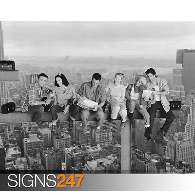 Friends Lunch Atop A Skyscraper Art Poster Print T1507 A4 A3 A2 A1 A0|