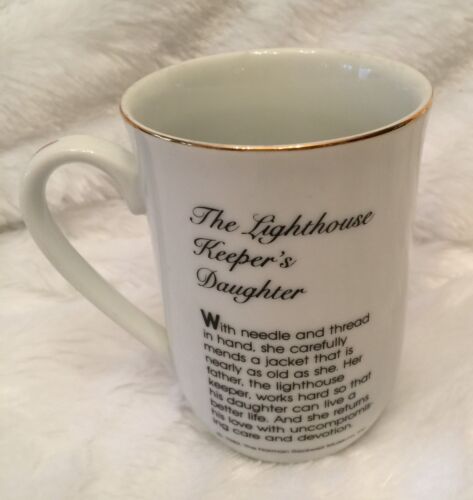 Norman Rockwell Museum Mug Cup The Lighthouse Keeper's Daughter 1982 Vintage - Picture 2 of 3
