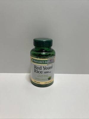 Nature's Bounty Red Yeast Rice 600 mg 120 Capsules Exp 5/25