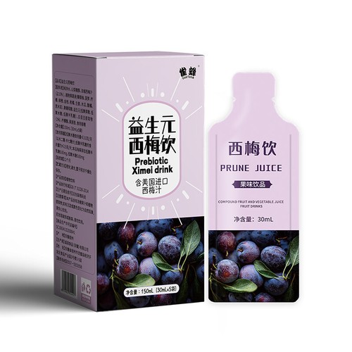 Probiotici enzimi concentrati bevanda potata 150 ml * 2 scatole 雀蜂益生元西梅饮 - Foto 2 di 2