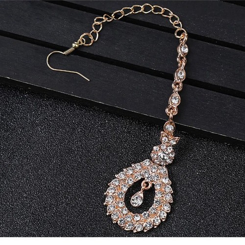 3Pcs Wedding Necklaces Earrings Set Luxury Rhinestone Choker Set Party - Picture 11 of 14