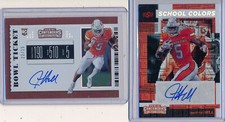 JUSTICE HILL - 2019 Contenders Draft 2pc Bowl /25 & Blocks 10/10 AUTOs - Ravens