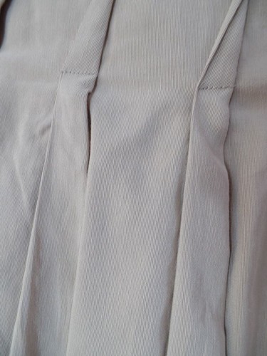Talbots Petites Skirt 6P Tan Textured Cotton Rayon Stretch Backwards Pleats - Bild 7 von 12