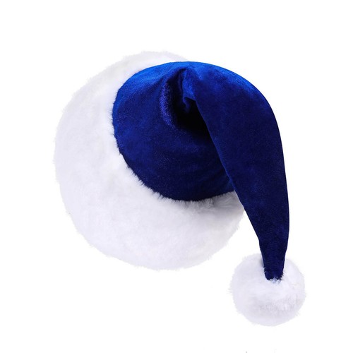 Adults Unisex Party Props Holiday Santa Hat Festival Velvet Cap Carnival 1Pcs - Bild 6 von 12