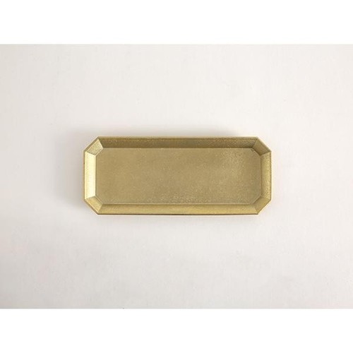 FUTAGAMI Brass Stationery Tray Large size Gold Craft man work New made in Japan - Picture 5 of 24
