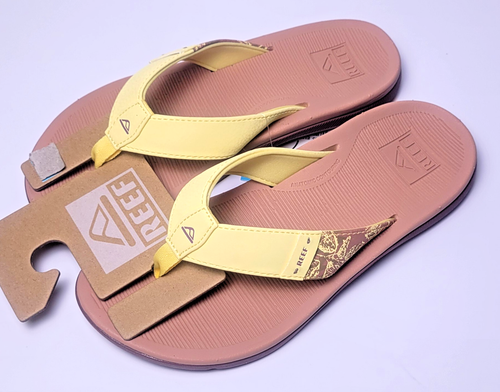 Reef Womens Santa Ana Pale Banana 7 - 第 1/4 張圖片