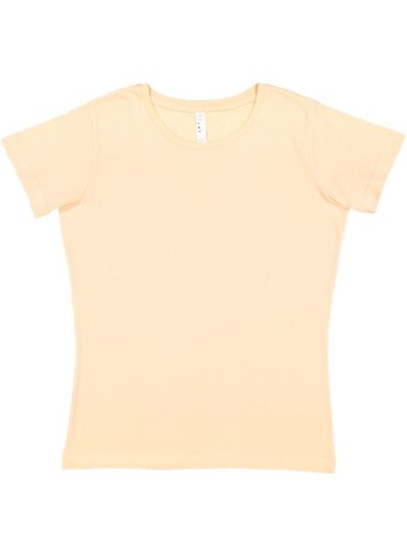 LAT Apparel 3516 Ladies Fine Jersey Top Short Sleeve Stylish Plain T-Shirt - Picture 13 of 39