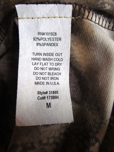 Olivia Paige Asymmetrical Top Size M Browns with Gold Applique Iridescent Sequin - Picture 8 of 12