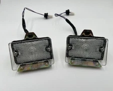1970 CHEVROLET NOVA PARKING LIGHT ASSEMBLIES PAIR WITH CLEAR LENS