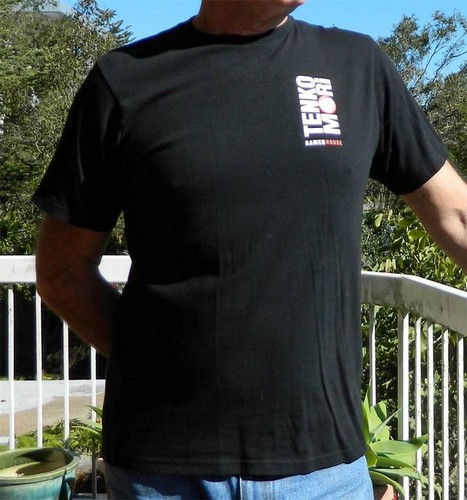 VINTAGE Tenko Mori Ramen House Printed Edgy Moto Slimfit T Shirt - Picture 1 of 5