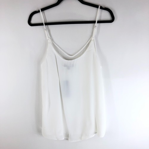 Lulus Sweet Fling White Mesh Tank Top Cami Sleeveless Flowy White XS - Bild 3 von 6
