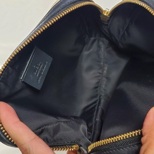 Gucci Flower Canvas Leather Zipper Pouch - Picture 6 of 8