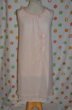 pink ARISTOCRAFT Superior Nylon KNEE LENGTH night gown WOMENS SMALL USA made
