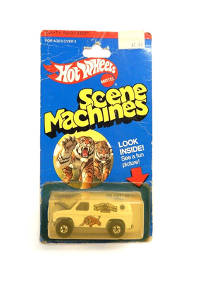 Orig HOT WHEELS BW Scene Machines CIRCUS CATS Baja Breaker MOC BP Ringling Bros