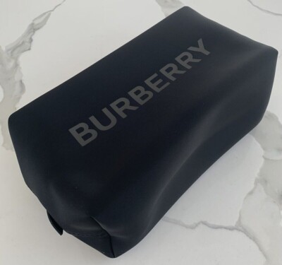 BURBERRY Beauty Pouch black Toiletry Bag Cosmetic Travel Case dopp