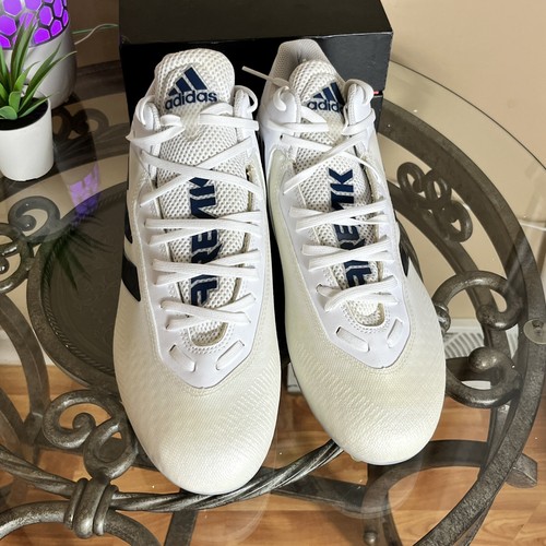 Adidas SM Freak Mid Football Lacrosse Cleats White FX1310 Mens Size 12 - Picture 4 of 9