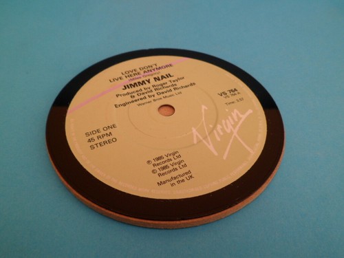 DRINKS COASTERS Upcycled HARD ROCK Vinyl Record Singles Hit Songs LIST 5 - Picture 428 of 984