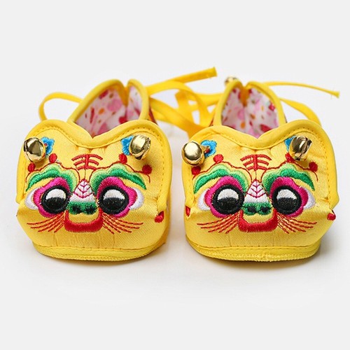 Newborn Baby Tiger Head Shoes Boys Girls Soft Soles Chinese New Years Retro - Picture 11 of 16