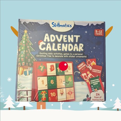 Skillmatics ADVENT CALENDAR Christmas Countdown Kids Activity Game New Age 5-12