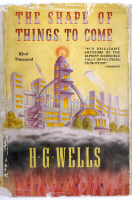 The Cover Book Alert Cosmos By Herbert George Wells Published Hutc- 1933 Photo