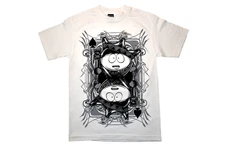 South Park Mens Eric Cartman Graphic White Shirt New Small