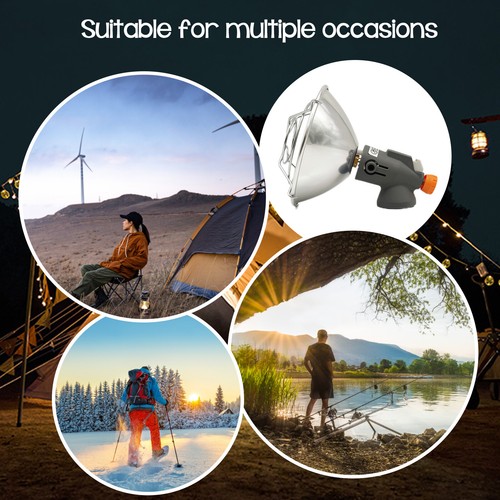 Portable Camping Heating Stove Reusable Gas Stoves Lightweight Warming Equipment - Picture 3 of 10