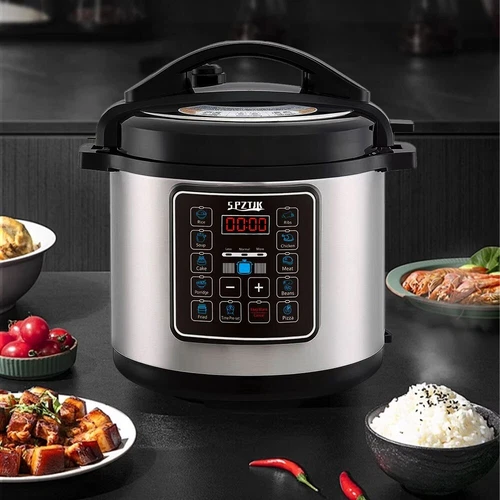 12-in-1 Electric Pressure Cooker 6 Qt, Function Cooker With Safer Vent