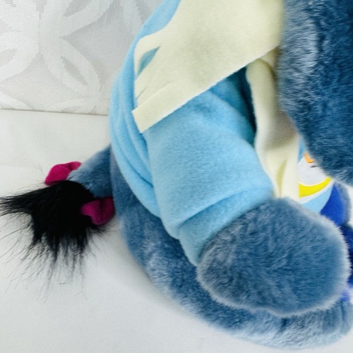 Peluche Disney Winter Eeyore con etiqueta y cola desmontable Winnie Pooh 12" Navidad - Imagen 5 de 7