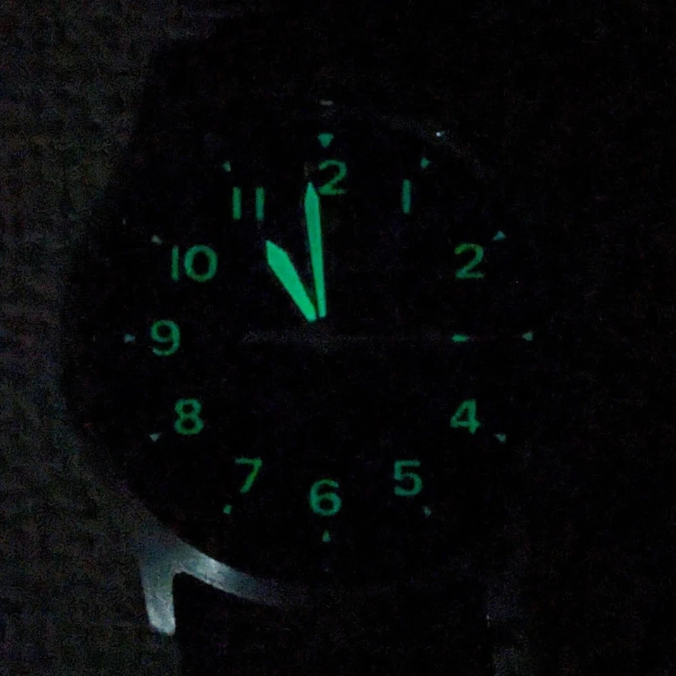 SEIKO ALBA FIELD GEAR Military Field Watch V533 1989 Gray Luminous DayDate Japan - Image 3 of 4