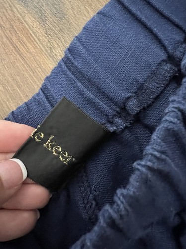 Women's Size Large Navy Blue Shorts Julie Keer - Picture 4 of 6