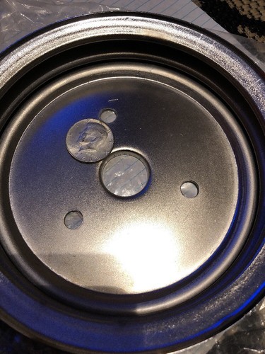 Chrome Dual Vbelt Crank Pulley - Bild 7 von 8