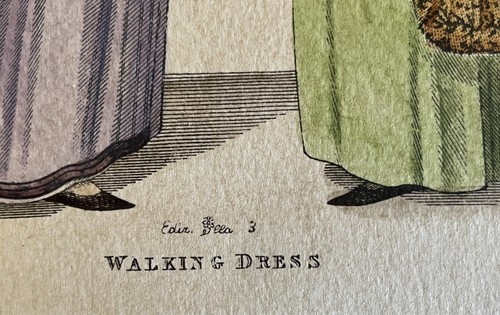 SIX Vintage Hand-Col Regency Fashion Plates Edizioni Falteri Florence Phillips - Picture 14 of 15
