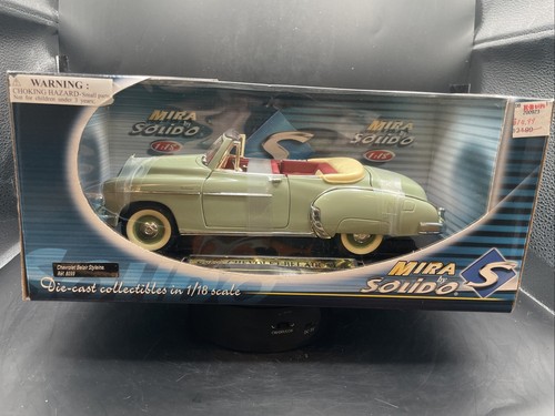 1950 Chevrolet Bel Air Green Convertible 1:18 Mira by Solido NIB Strapped