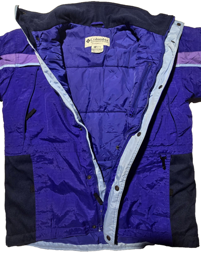 Columbia Tectonite Insulated Jacket Youth 2X 18/20 Coat Ski Snow Winter Blue EUC - Picture 4 of 12
