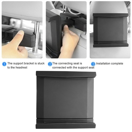 Travel Friendly Car Seats Mount for Pad Bracket Long Extension for Viewing - Photo 3/8