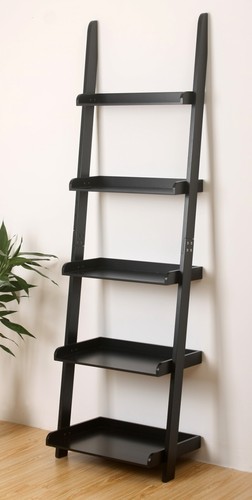 eHemco 5 Tier Leaning Wall Book Shelf, 70 Inches (Collectible) - Picture 8 of 11