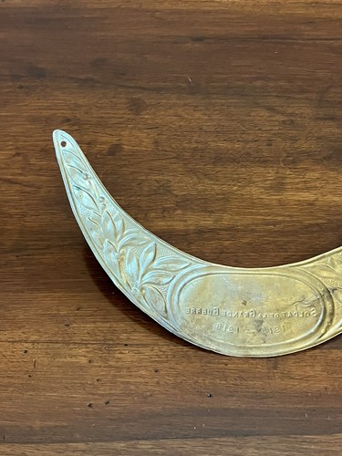 WW1 PLACCA SOLDAT DE LA GRANDE GUERRE 1914 1918 DECORAZIONE MILITARE FRANCESE - Foto 7 di 9