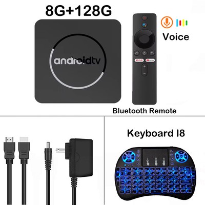 TV Box Q10 Android 14 Dual Wifi 2.4G&5G Google Voice